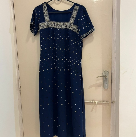 Blue salwar suit set